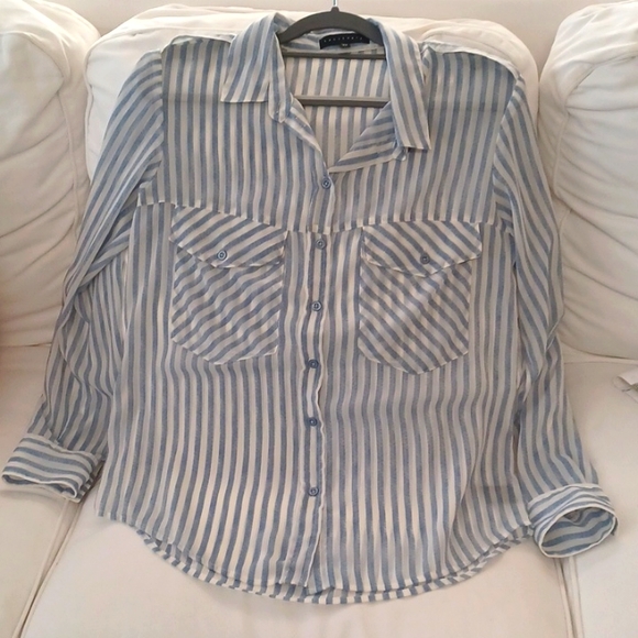 Sanctuary Tops - Sanctuary Striped Blouse